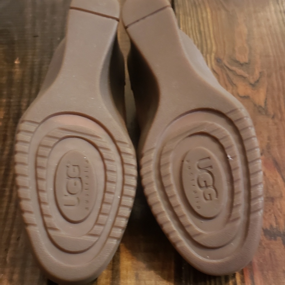 Ugg Women's wedges shoes brown size 5 - Picture 5 of 6